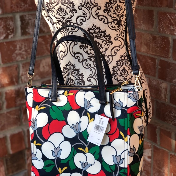 Kate Spade Dawn Breezy Floral Medium Satchel - Picture 8 of 8